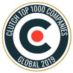 Clutch Global top 1000 companies